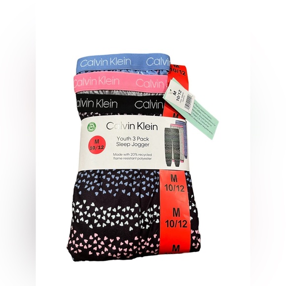 NWT Calvin Klein Youth 3pk Sleep Jogger - Picture 6 of 8